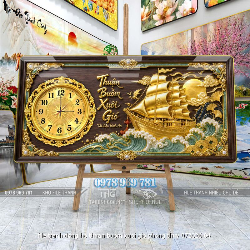 file tranh dong ho thuan buom xuoi gio phong thuy 072026 04
