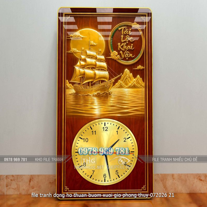 file tranh dong ho thuan buom xuoi gio phong thuy 072026 21