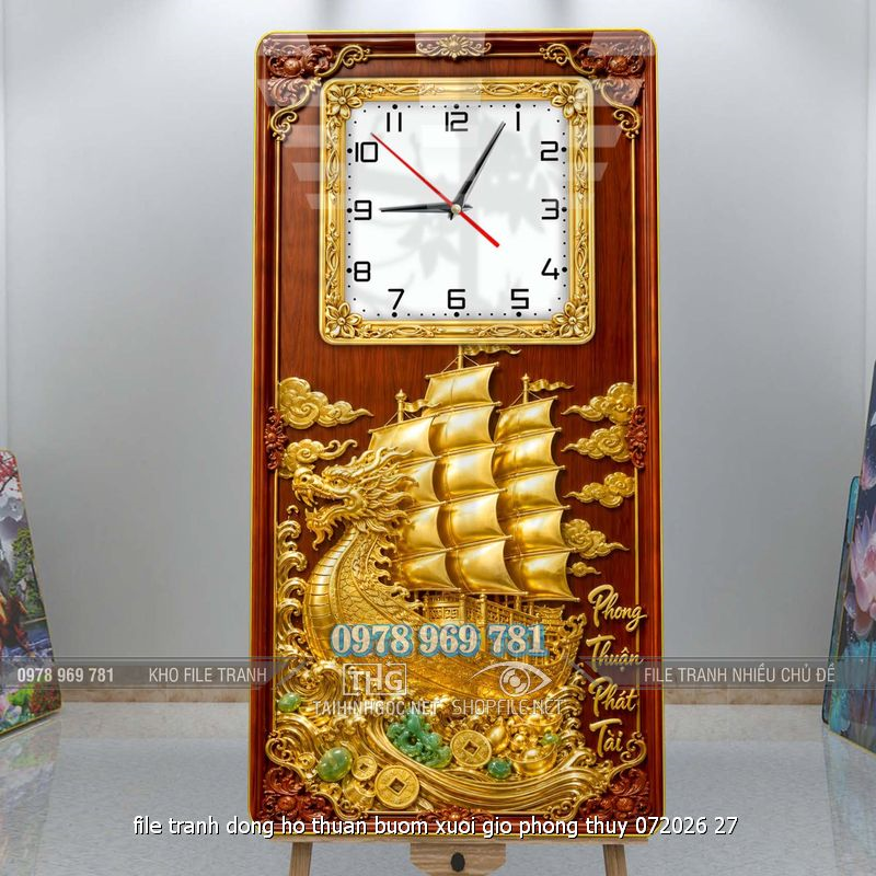 file tranh dong ho thuan buom xuoi gio phong thuy 072026 27