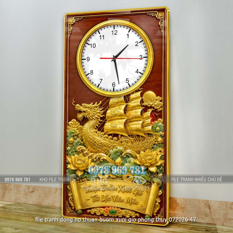file tranh dong ho thuan buom xuoi gio phong thuy 072026 47