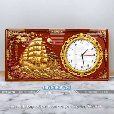 file tranh dong ho thuan buom xuoi gio phong thuy 092026 4