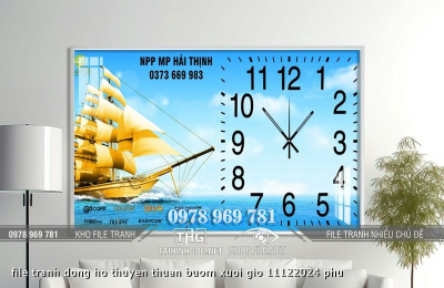 file tranh dong ho thuyen thuan buom xuoi gio 11122024 phu