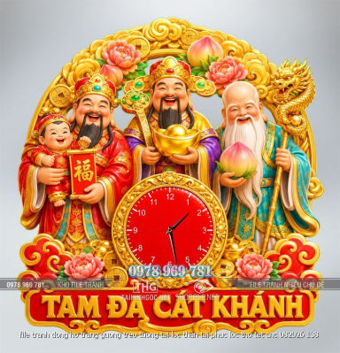 file tranh dong ho trang guong treo tuong tai loc than tai phuc loc tho tet cnc 082026 138