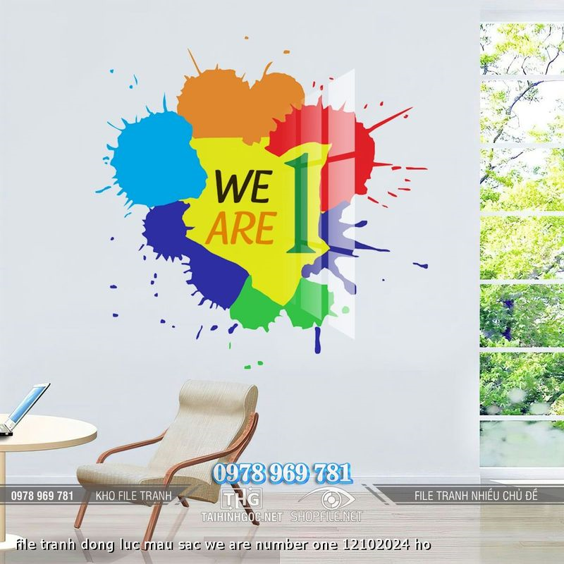 file tranh dong luc mau sac we are number one 12102024 ho