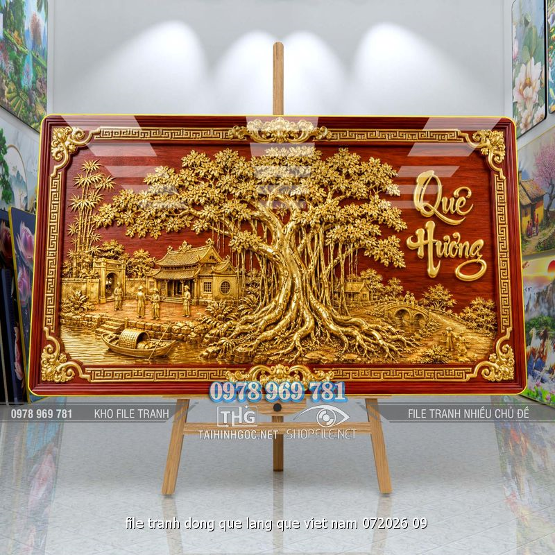 file tranh dong que lang que viet nam 072026 09