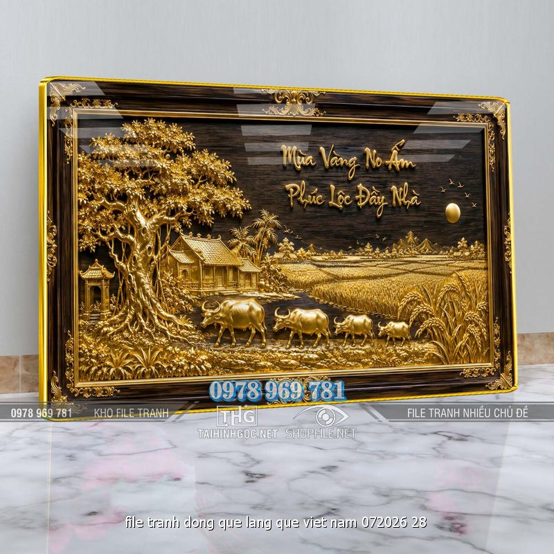 file tranh dong que lang que viet nam 072026 28