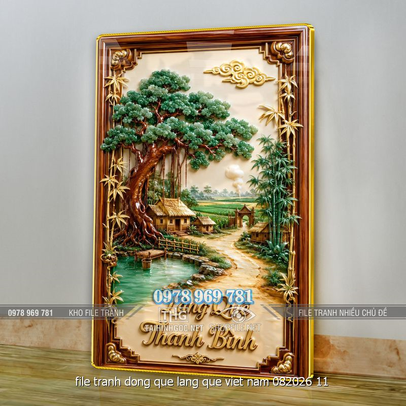 file tranh dong que lang que viet nam 082026 11