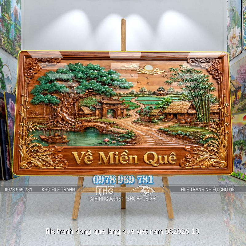 file tranh dong que lang que viet nam 082026 18