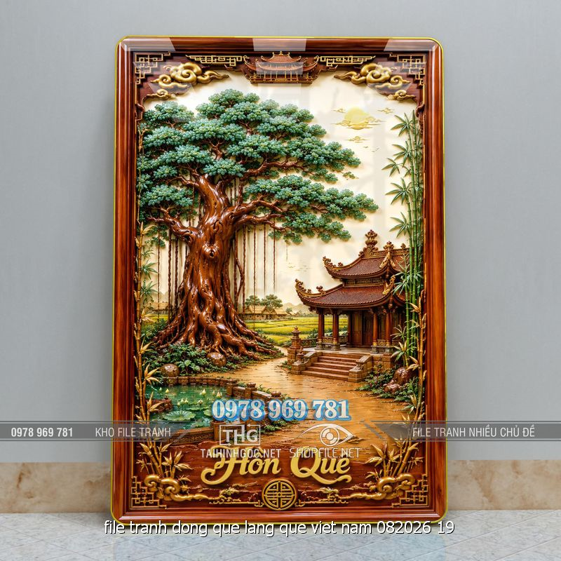 file tranh dong que lang que viet nam 082026 19