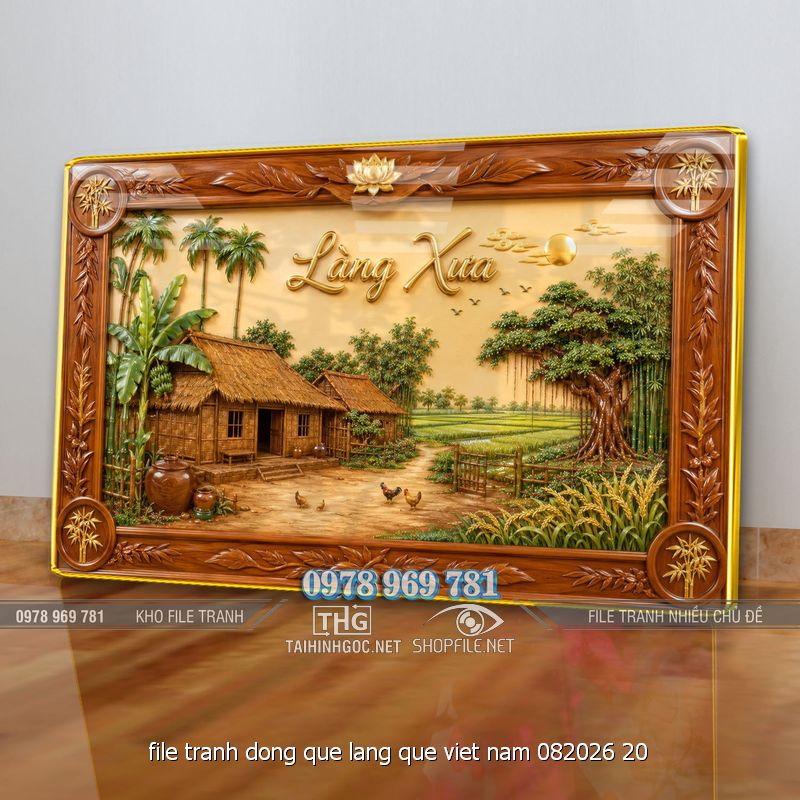 file tranh dong que lang que viet nam 082026 20