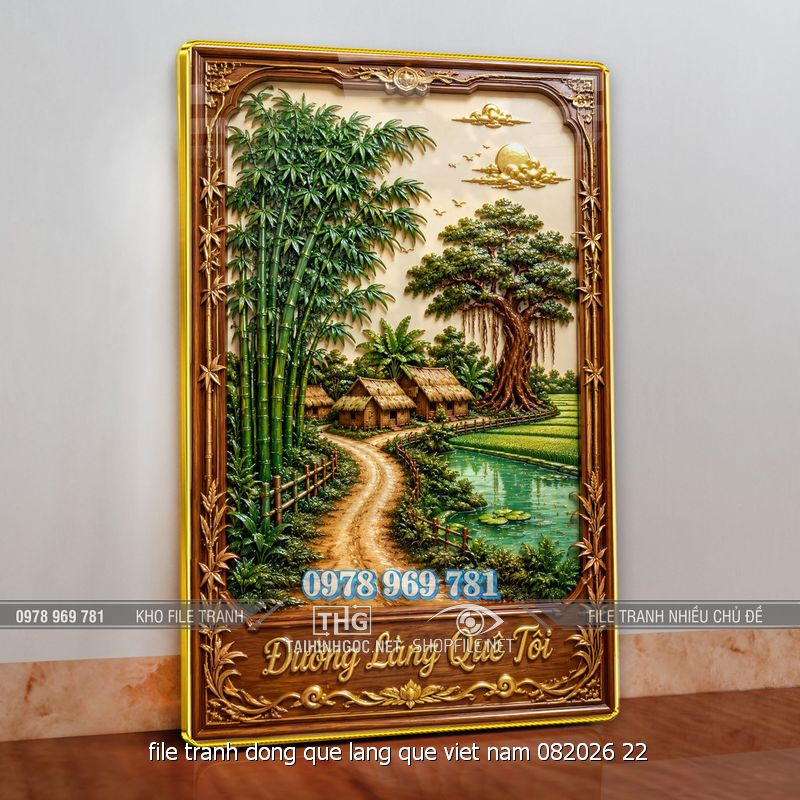 file tranh dong que lang que viet nam 082026 22