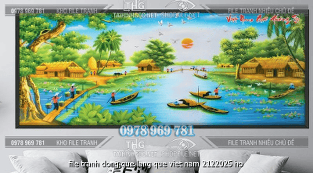 file tranh dong que lang que viet nam 2122025 ho