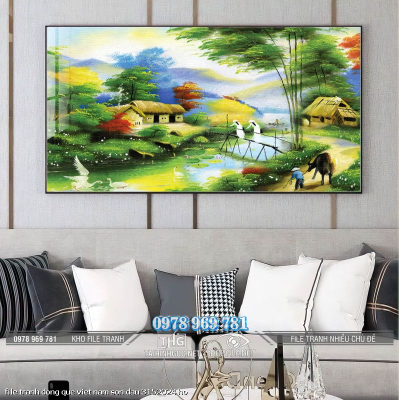 file tranh dong que viet nam son dau 3152024 ho