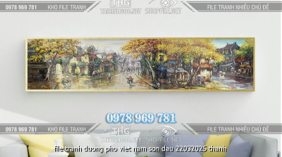 file tranh duong pho viet nam son dau 22032025 thanh