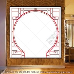 file tranh file cnc chi tiet dep mat cua canh cong binh hoa nguoc