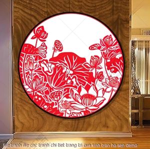 file tranh file cnc tranh chi tiet trang tri cua kinh tron ho sen file tranh file cnc tranh chi tiet trang tri cua kinh tron ho sen