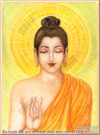 file tranh file goc in tranh phat giao canvas 004