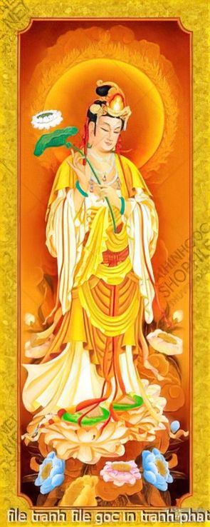 file tranh file goc in tranh phat giao canvas 010