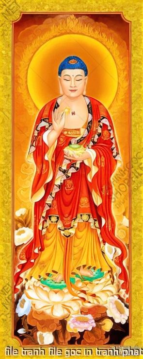 file tranh file goc in tranh phat giao canvas 011