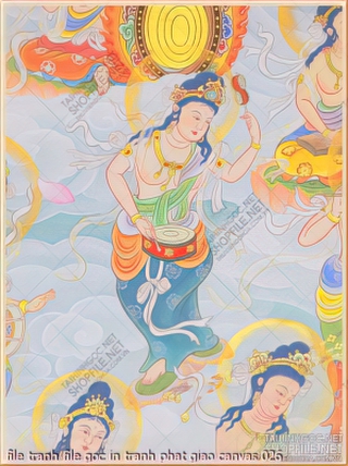 file tranh file goc in tranh phat giao canvas 026