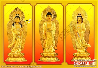 file tranh file goc in tranh phat giao canvas 037