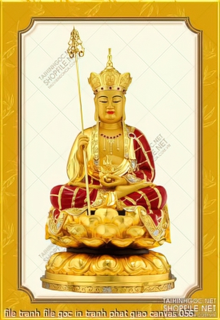 file tranh file goc in tranh phat giao canvas 056