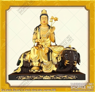 file tranh file goc in tranh phat giao canvas 058