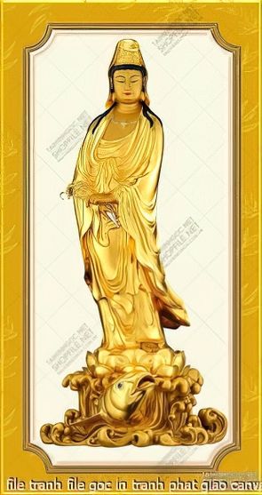 file tranh file goc in tranh phat giao canvas 065