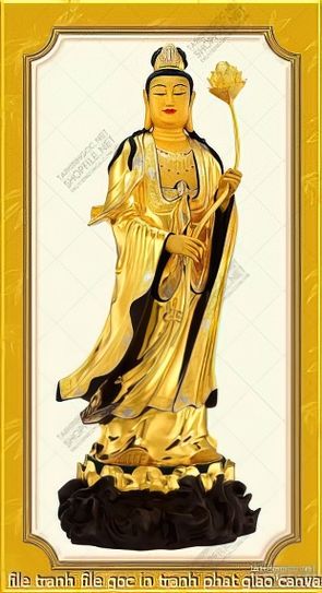 file tranh file goc in tranh phat giao canvas 070