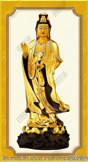 file tranh file goc in tranh phat giao canvas 071