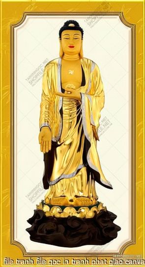 file tranh file goc in tranh phat giao canvas 072