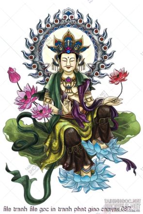 file tranh file goc in tranh phat giao canvas 087