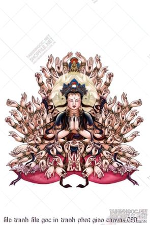 file tranh file goc in tranh phat giao canvas 090