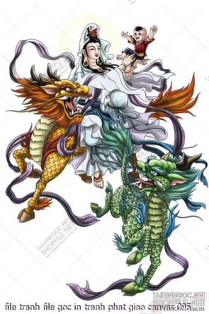 file tranh file goc in tranh phat giao canvas 095