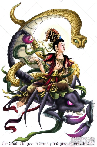 file tranh file goc in tranh phat giao canvas 102