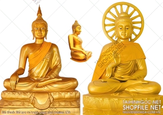 file tranh file goc in tranh phat giao canvas 130