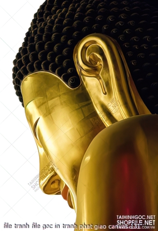 file tranh file goc in tranh phat giao canvas 131