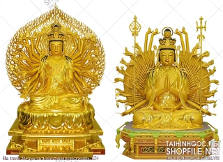 file tranh file goc in tranh phat giao canvas 134