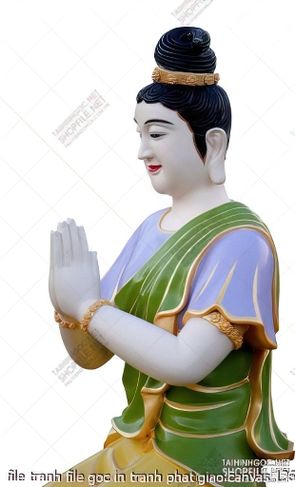 file tranh file goc in tranh phat giao canvas 136