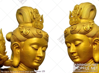 file tranh file goc in tranh phat giao canvas 138