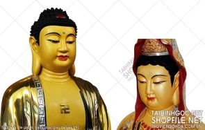 file tranh file goc in tranh phat giao canvas 141