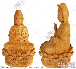 file tranh file goc in tranh phat giao canvas 146