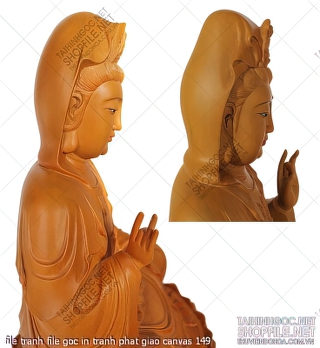 file tranh file goc in tranh phat giao canvas 149