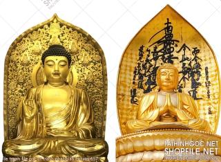 file tranh file goc in tranh phat giao canvas 157