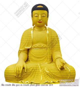 file tranh file goc in tranh phat giao canvas 164