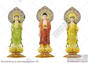 file tranh file goc in tranh phat giao canvas 190