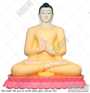 file tranh file goc in tranh phat giao canvas 192