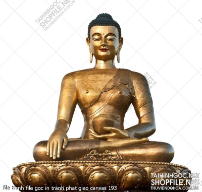 file tranh file goc in tranh phat giao canvas 193