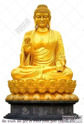 file tranh file goc in tranh phat giao canvas 196