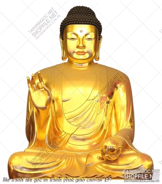 file tranh file goc in tranh phat giao canvas 197